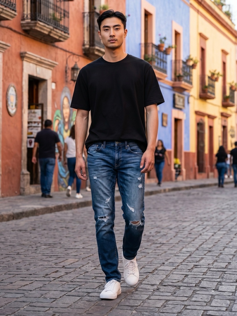 Men’s athletic skinny jeans